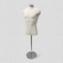 Cream Adjustable Shirt Form Mannequin with Neck Block & Stand, 22–43" Height Adjustable Dress Form for Sewing, Tailoring & Retail Display