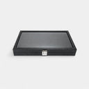 14-1/2''L x 2''H  Glass Top Jewelry Tray Case Display Box – Clear Lid Showcase for Jewelry Trays, Retail Counter & Storage Display