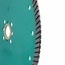 7” Narrow Turbo Diamond Saw Blade, DM 7/8” Arbor Cutting Disc for Marble, Granite & Stone