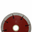 4” Premium Red Sandwich Tuck Point Diamond Blade, Concrete & Mortar Joint Removal Disc, 7/8” Arbor for Angle Grinder
