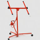 Drywall & Panel Hoist Lift Jack, 150 lb Capacity, 4 x 16 Ft Sheetrock Lifter for Ceiling & Wall Installation