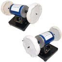 Dual 4-1/4” Bench Top Polisher & Buffer Machine, Jewelry Buffing & Metal Polishing Tool for Jewelers
