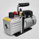 1 Stage 2.5 CFM Vacuum Pump, 1/4HP 110V HVAC Air Conditioning Refrigerant Service Pump, 10 Pa Ultimate Vacuum, 1/4" SAE Ports, Includes Oil