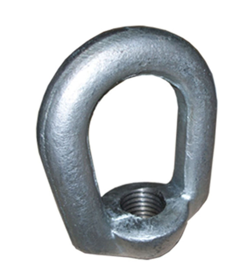 100 Pc 5/16" Thickness Hot-Dipped Galvanized Eye Nut 3/8"-16 Tap Size, 1,250 lbs WLL, Lifting Hardware for Rigging & Industrial Use