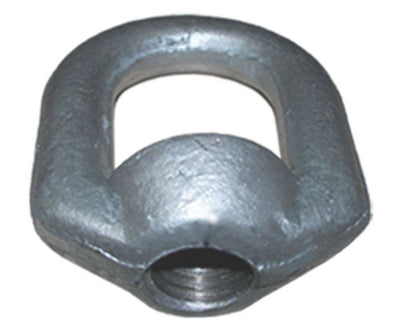 50 Pc 5/16" Thickness Hot-Dipped Galvanized Eye Nut 3/8"-16 Tap Size, 1,250 lbs WLL, Lifting Hardware for Rigging & Industrial Use