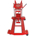 HD 2 Ton Low Profile Hydraulic Transmission Jack, Heavy Duty Transmission Lift Jack with Adjustable Saddle for Automotive Repair, Garage & Workshop Use
