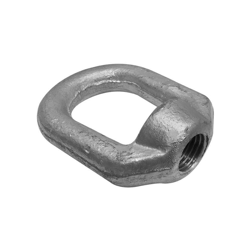 Hot Dipped Galvanized Eye Nut 1 Inch With 1-1/4"-7 UNC Tap Marine Boat