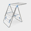 Folding Collapsible Clothes Drying Rack 60" x 20" x 41",  Portable Laundry Drying Stand with Clotheslines for Indoor & Outdoor Air Drying