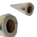 15” Oval 8-Sided Bracelet Mandrel, 1-1/4” to 3-1/8” Tapered Jewelry Forming Tool for Cuff & Bangle Shaping