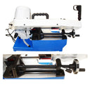 Portable 4" x 6" Metal Band Saw Cutting Cutter Round Square Rod 1/2HP 1430 RPM