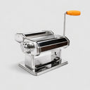 6" Manual Stainless Steel Pasta Maker, Hand Crank Noodle Machine with 3 Pasta Types for Spaghetti, Fettuccine & Lasagna