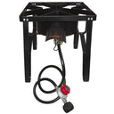 33,000 BTU High Pressure Propane Gas Stove, Portable Outdoor Burner Cooker with UL Regulator for Camping, BBQ & Outdoor Cooking