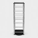 48 Pairs Earring Display Stand – Rotating Acrylic Revolving Spinner Jewelry Holder for Earring Cards, Retail Countertop Fixture