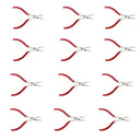24 Pcs 5-1/2” Slim Circular Jewelry Pliers, Double Spring Precision Grabbing & Picking Tool for Wire Wrapping & Craft Work