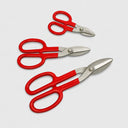 8”, 10” & 12” Tinman Style Tin Snips, Straight Cut Sheet Metal Shears Scissors for Steel, Aluminum & Roofing