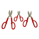 8”, 10” & 12” Tinman Style Tin Snips, Straight Cut Sheet Metal Shears Scissors for Steel, Aluminum & Roofing