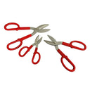 8”, 10” & 12” Tinman Style Tin Snips, Straight Cut Sheet Metal Shears Scissors for Steel, Aluminum & Roofing