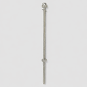 10 Pcs T316 Stainless Steel Extra Long 1/4"-20 Right Hand Threaded Cable Railing Swage Stud End Fitting for 1/8" Cable