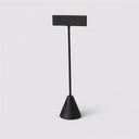 2 Pcs 5-1/2" Slate Gray Leatherette Jewelry T-Stand Display – Pendant & Earring Holder for Chains, Charms & Earrings, Retail Counter & Showcase Display
