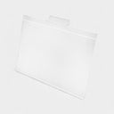 2 Pcs 5-1/2”H x 7”W Clear Acrylic Slatwall Display Shelf, Lucite Retail Frame Rack Fixture for Store Merchandise, Sign Holder & Product Display