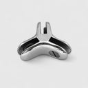 20 Pcs Y-Style 120 Degree 3-Way Glass Connector Clips – Chrome Shelf Brackets for 3/16” Tempered Glass Retail Display Shelving
