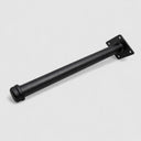 4 Pcs 12" Black Pipeline Shelf Support Faceout – Pipe Style Wall Mounted Retail Fixture for Apparel & Merchandise Displays
