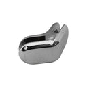 5 Pcs 120 Degree 2 Way Glass Connector Clips, Chrome Shelf Brackets for 3/16” Tempered Glass Retail Display Shelving