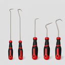 5 Pc Professional Pick and Hook Set, Long Reach Precision Pick Tools, L Pick Remover Tool Set for O-Rings, Seals, Gaskets & Automotive Repair