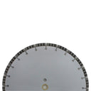 14” Silver General Purpose Diamond Saw Blade, 12mm Rim Masonry Circular Cutting Disc for Concrete, Brick & Pavers