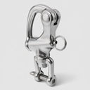 Marine T316 3-1/2" Swivel Jaw Snap Shackle Sailboat Quick Release Locking 1,500 Lbs WLL
