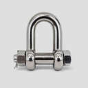 Marine T316 Stainless Steel 3/4" Bolt Pin Chain Shackle 8,000 Lbs WLL