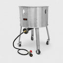 Stainless Steel Heavy Duty Portable Propane Stove Burner With Wheels 200,000 BTU