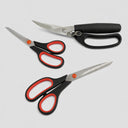 3 Pc Stainless Steel Multi-Purpose Utility Scissors Set, Heavy Duty Household, Kitchen & Office Cutting Shears
