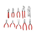 10 Pc Pliers & Wrench Set Carbon Steel Construction Hand Tools with Non-Slip Handles Professional Tool Kit for Mechanics, Home Repair, and DIY Projects