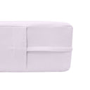 Model-3 AD107 Twin-XL Size 6PC Knife Edge Outdoor Daybed Mattress Cushion Bolster Pillow Complete Set