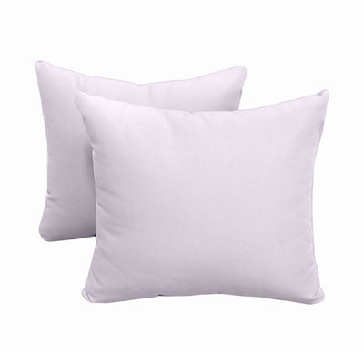Model-4 AD107 Twin-XL Size 5PC Knife Edge Outdoor Daybed Mattress Cushion Bolster Pillow Complete Set