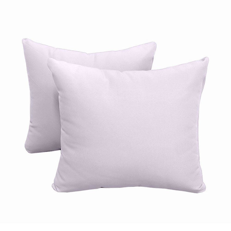 Model-4 AD107 Twin-XL Size 5PC Knife Edge Outdoor Daybed Mattress Cushion Bolster Pillow Complete Set