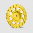 7” Super Turbo Diamond Grinding Cup Wheel, 18 Segment Hard Concrete Grinder Disc, 5/8''-11mm  Arbor