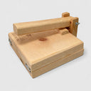 10" Wooden Tortilla Press, Square Dough Press for Tortillas, Empanadas, Tacos & Corn Flour Flatbread Maker