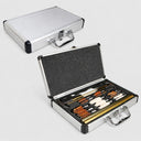 Universal 76 Pc Gun Cleaning Kit – Pistol & Rifle Cleaning Set with Rods, Brushes & Case for .22 to 12 Gauge
