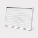 10" x 7-1/2" White Faux Leather Earring Display Tray – 12 Pair Jewelry Organizer Insert, Jewelry Tray for Earrings & Pendants Display Box for Store & Home