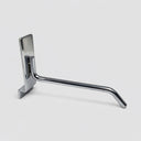 24 Pcs 4” Chrome Slatwall Hook, Retail Display Wire Metal Hanger for Store Wall Merchandising & Panel Fixture