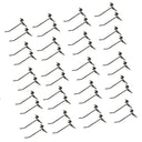 24 Pcs 4” Chrome Slatwall Hook, Retail Display Wire Metal Hanger for Store Wall Merchandising & Panel Fixture