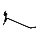 2 Pcs 6” Black Slatwall Hook, Retail Display Wire Metal Hanger for Store Wall Merchandising & Panel Fixture