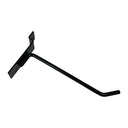 2 Pcs 6” Black Slatwall Hook, Retail Display Wire Metal Hanger for Store Wall Merchandising & Panel Fixture