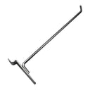24 Pcs 10” Chrome Slatwall Hook, Retail Display Wire Metal Hanger for Store Wall Merchandising & Panel Fixture
