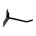 2 Pcs 4” Black Slatwall Hook, Retail Display Wire Metal Hanger for Store Wall Merchandising & Panel Fixture