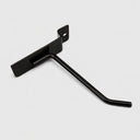 2 Pcs 4” Raw Steel Slatwall Hook, Retail Display Wire Metal Hanger for Store Wall Merchandising & Panel Fixture