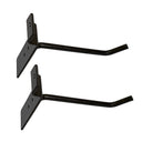 2 Pcs 4” Raw Steel Slatwall Hook, Retail Display Wire Metal Hanger for Store Wall Merchandising & Panel Fixture