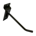 24 Pcs 4” Raw Steel Slatwall Hook, Retail Display Wire Metal Hanger for Store Wall Merchandising & Panel Fixture
